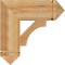 Ekena Millwork Westlake Arts & Crafts Rough Sawn Bracket, Western Red Cedar, 6"W x 20"D x 20"H BKT06X20X20WTL03RWR - alternate 4